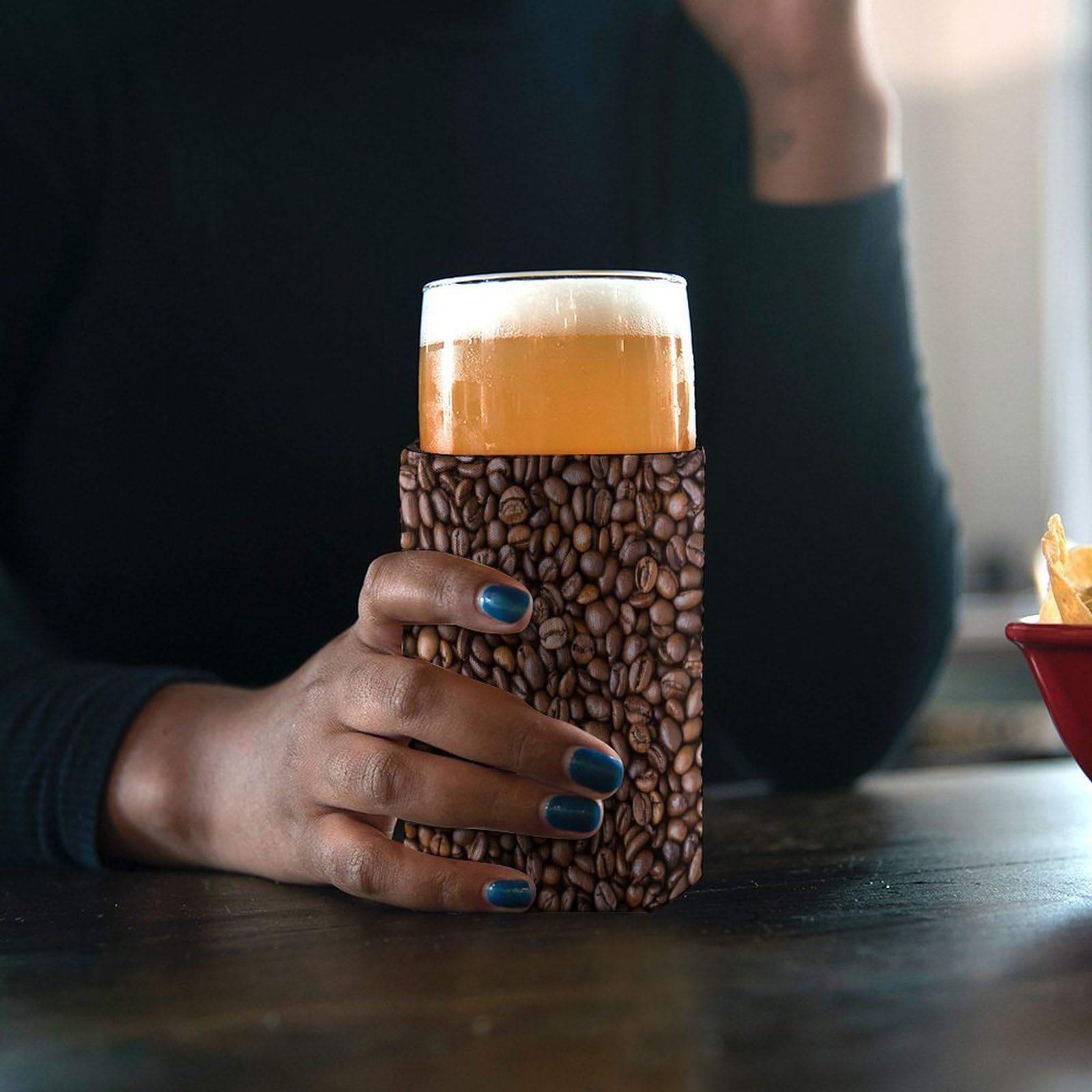 Amazon｜2枚セット 水筒カバー コーヒー豆 柄 ボトルカバー 水筒ケース